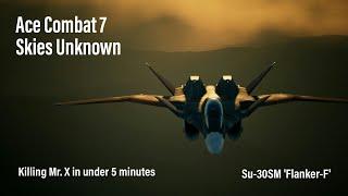 Ace Combat 7: Skies Unknown - Killing Mr. X in under 5 minutes without special weapons