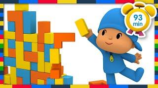  POCOYO in ENGLISH - Building blocks games [93 min] | Full Episodes | VIDEOS and CARTOONS for KIDS