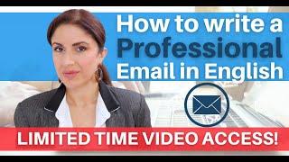 How to Write a Professional Email In English | Essential Language