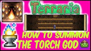 How To Summon The Torch God Event (Easy) In Terraria | Terraria 1.4.4.9