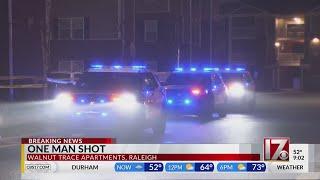 One injured in shooting at Raleigh apartment complex