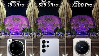 Xiaomi 15 Ultra vs Samsung S25 Ultra vs Vivo X200 Pro Camera Test Comparison