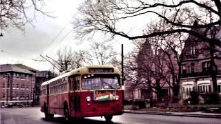 Cincinnati, Ohio Trolleybus Scenes - 1965