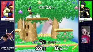 ASCENSION | Melee Loser's Quarterfinals | Worm (Falco) vs Jade (Marth)