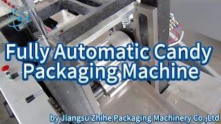 Fully automatic candy packaging machine by Jiangsu Zhihe Packaging Machinery Co.,Ltd