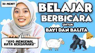 Belajar Bicara Untuk Balita | Bermain Mengenal Gorila - Belajar Kata, Lagu Interaktif, Suara Hewan