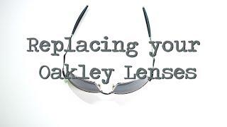 How to replace Oakley square whisker lenses with Revant