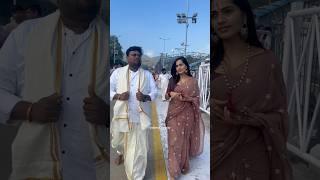 Bigg Boss 7 Telugu ShobhaShetty & Tasty Teja Snapped at Tirupati Temple | Bigg Boss 7 Shobha Shetty