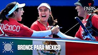 México gana el bronce en tiro con arco | Juegos Olímpicos París 2024 | Telemundo Deportes