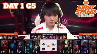 HLE vs TES - Game 2 | Day 1 First Stand 2025 Group Stage | Hanwha Life vs Top Esports G2 full game