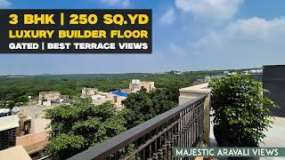 Inside Luxurious Builder Floor in Gurgaon | Suncity | Top Floor with Terrace