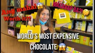 WORLD'S MOST EXPENSIVE CHOCOLATE?! #PATCHI #tastetest #Sulitba ? #patchiphilippines #lebanesepatchi