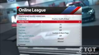 NASCAR 14 - Online League Options