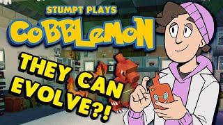 BIG STRONG BOIS! HOW TO EVOLVE YOUR POKEMON! - Stumpt Plays Cobblemon (4-Player Modded Minecraft)