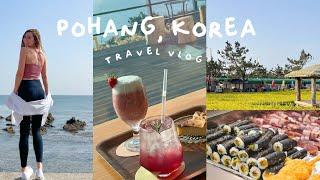 SPRING IN KOREA  korean street food + countryside cafes  | POHANG VLOG