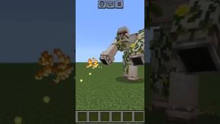 Mutant Golem VS Mutant Evoker battle in Minecraft #shorts