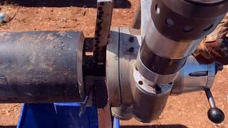 Machine bevel 6.625" x .719" Domestic SMLS pipe