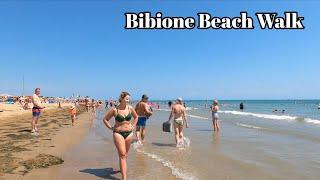 Bibione, Italy 2024 : Beach Walk ITALY 4KBibione