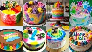  Holi Special Cake Designs 2025/Happy Holi Cake Decoration Ideas/Holi Cake 2025/होली की शुभकामनाएं