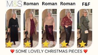 Christmas Pieces from Roman, M&S, F&F @ Tesco. links in description over 50’s 60’s 70’s fashion 