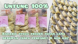 RAHASIA GYOZA FROZEN TAHAN LAMA TANPA PENGAWET DAN MSG‼️dijamin UNTUNG BANYAK‼️ Resep Gyoza Frozen