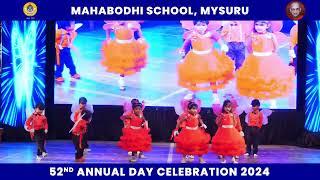 Pre KG Kannada Fusion Dance | 52nd Annual Day 2024 | Mahabodhi School Mysuru | 2024