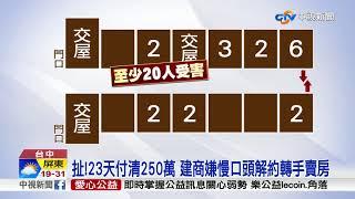 一屋竟六賣! 建商吸金3千萬神隱 20多人求助無門│中視新聞 20180314