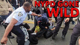 NYPD BRUTALLY PUNCH, TASE College Students to Stop Gaza Protest Encampment