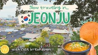 What to see in JEONJU? | A two-night, three-day solo travel | Express bus from Seoul to Jeonju 