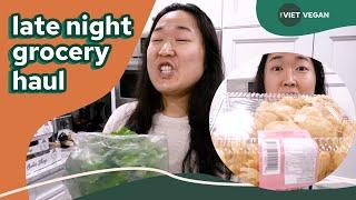 late night grocery haul