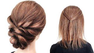 3 Hairstyles for short hair. Just do it yourself!