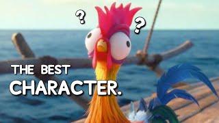 Hei Hei having half a braincell for the duration of the movie for over 5 minutes straight (Moana)