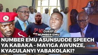 Number Emu Asunsudde Speech ya Kabaka, Mw-Mayiga Awunze,Kyagulanyi Yabakolaki?