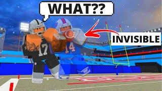 I BECAME INVISIBLE IN ROBLOX FOOTBALL FUSION!