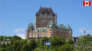 400-year-old Quebec City /Fairmont Le Château Frontenac/Little Champlain Street/Quebec/Canada