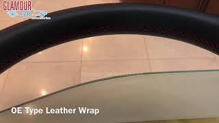 Creta 2020 | OE Type Steering Leather Wrap | Glamour Car Accessories | Bangalore | 9986031792