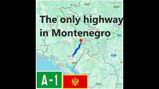 Driving in Montenegro A1 Mateševo - Smokovac