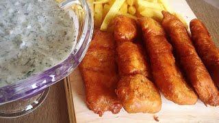 How to make fish and chips by Parnianfood. آموزش فيش اند چيپس بسيار خوشمزه