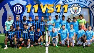 INTER vs MAN CITY - 11 vs 11 FOOTBALL CHALLENGE!! w/YouTube Italia