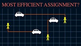 How do we OPTIMALLY assign drivers to riders? (Hungarian Algorithm) | Bipartite Matchings