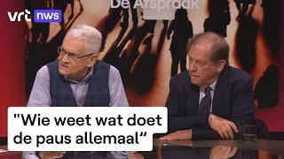 Rik Devillé en Rik Torfs blikken vooruit op het bezoek van de paus