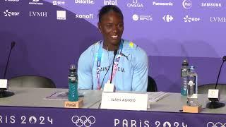 Julien Alfred Wins 100m Gold In 10.72 For St. Lucia, Sha'Carri Richardson Silver | Press Conference