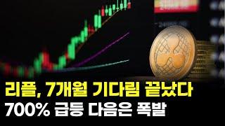 리플, 7개월 기다림 끝났다…700% 급등 다음은 폭발