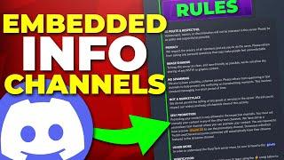 How to Make Embedded Info Channels on Discord (Complete Guide)