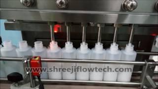 6 HEAD SERVO BASED PISTON FILLING MACHINE - Shreeji Flowtech Systems