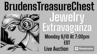 Monday 6/10 At 7:00pm Live Jewelry Auction