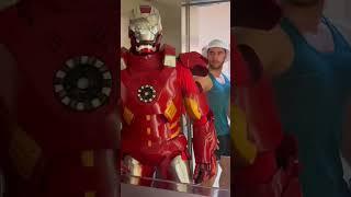 Iron man Elevator Prank #funny #jeezzai