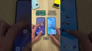 XIAOMI 13T Pro Vs POCO F6 Pro speed test in 2024