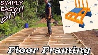 Framing A Floor  Rim Joists  Floor Joists