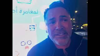 Interview with the Golden Boy Oscar De La Hoya his thoughts on Canelo vs Crawford in September
